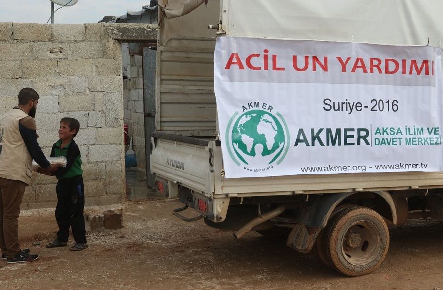 AKMER'in Un Yardımları bölgeye ulaştı
